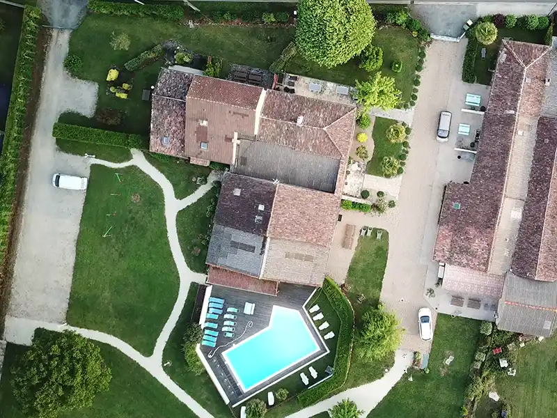 Le Clos des Séguineries vu du ciel